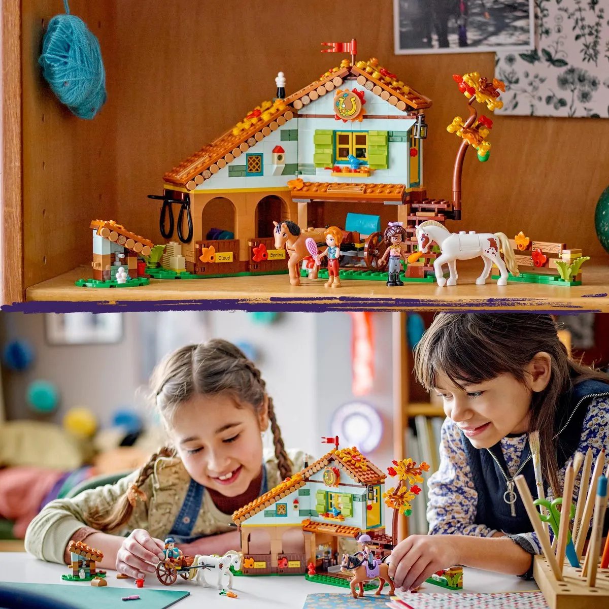 LEGO Friends Herfst Paardenstal 41745 - Meerkleurig - afbeelding 3 van 6