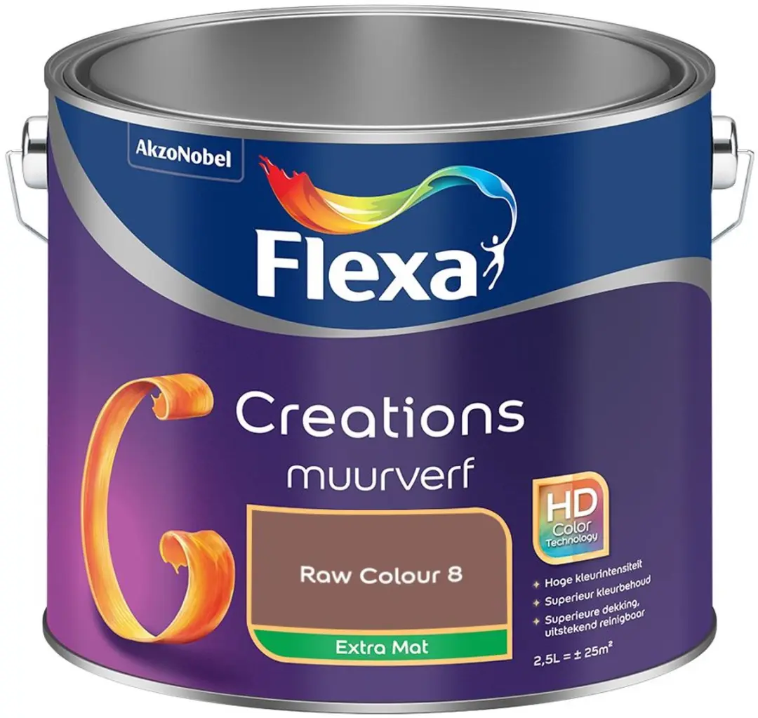 Flexa Creations Muurverf Extra Mat Raw Colour 8