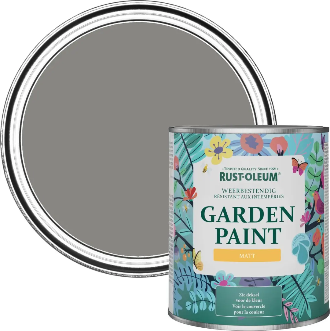 Rust-Oleum Grijs Tuinverf Matt