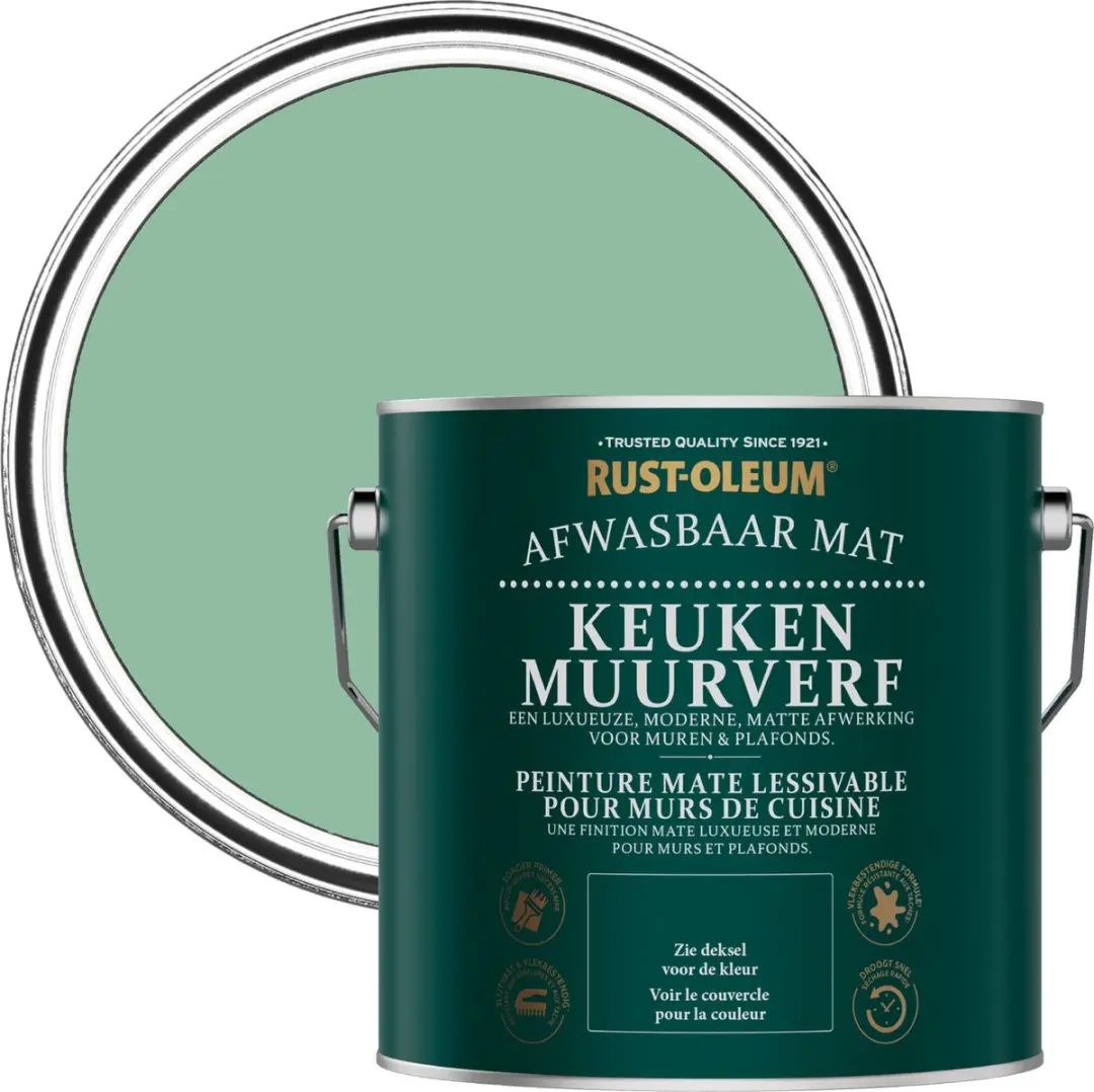 Rust-Oleum Groen Keuken muurverf