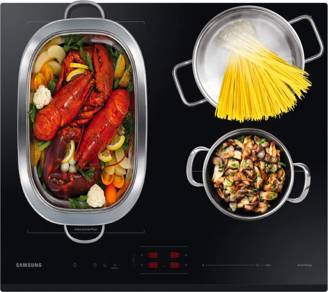 Samsung NZ64B6056GK Inductiekookplaat 60cm - 4 Zones Zwart - afbeelding 6 van 6