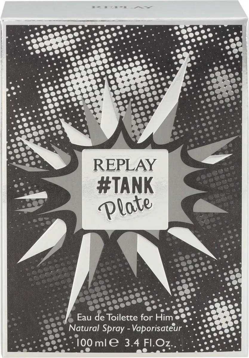 Replay Tank Plate for Him Eau de Toilette 100ml