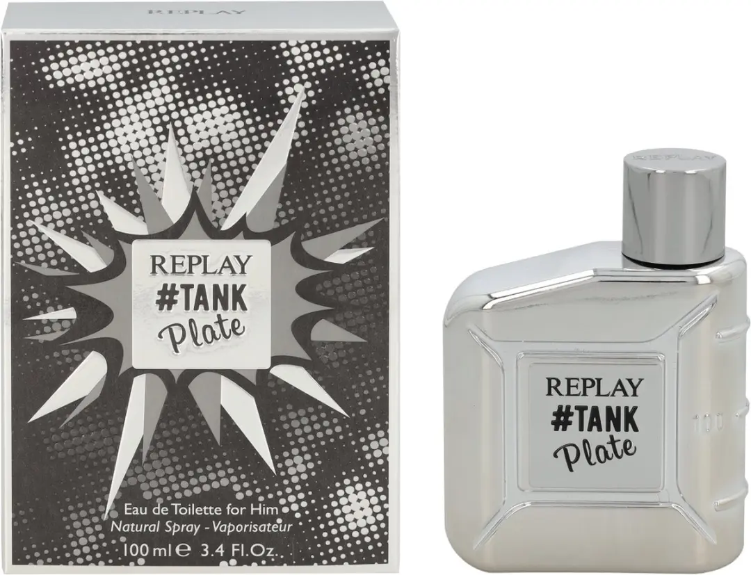 Replay Tank Plate for Him Eau de Toilette 100ml