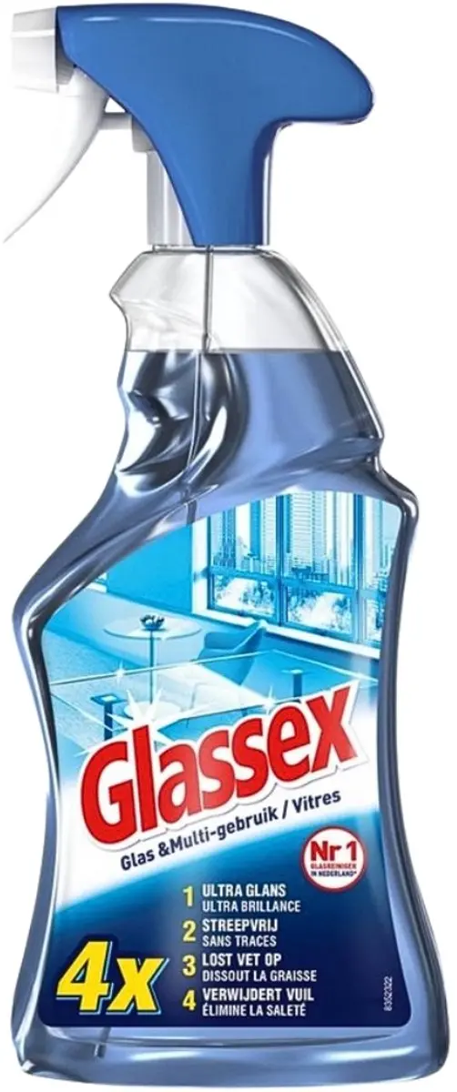 Glassex Glas & Multi Schoonmaakspray 750ml - 5 Stuks