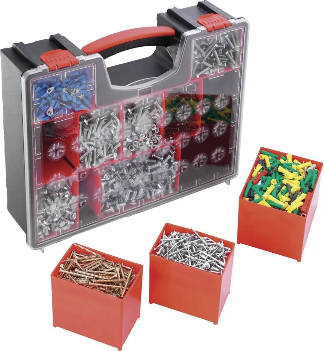 FACOM Organizer BP.Z8PB - 8 Vakken - Zwart/Rood
