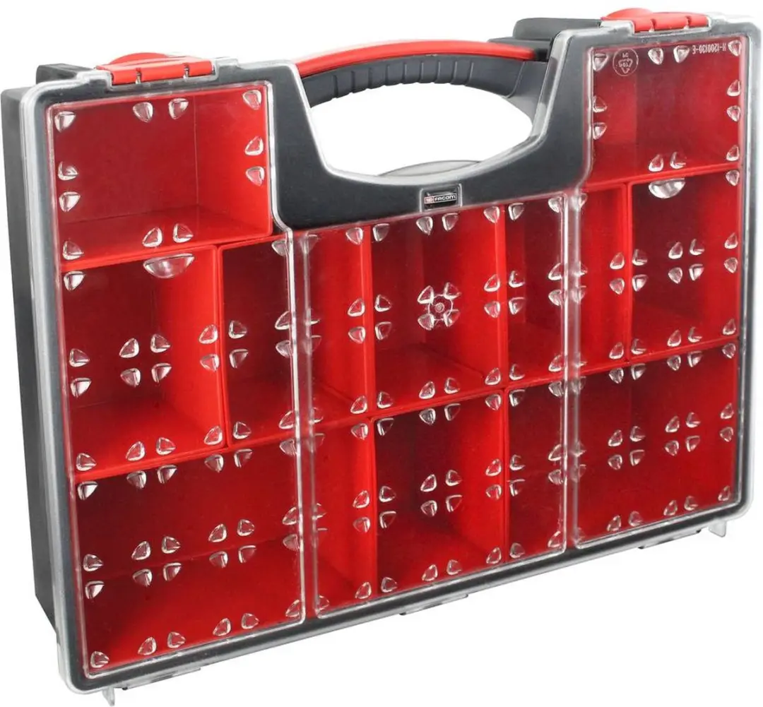 FACOM Organizer BP.Z8PB - 8 Vakken - Zwart/Rood