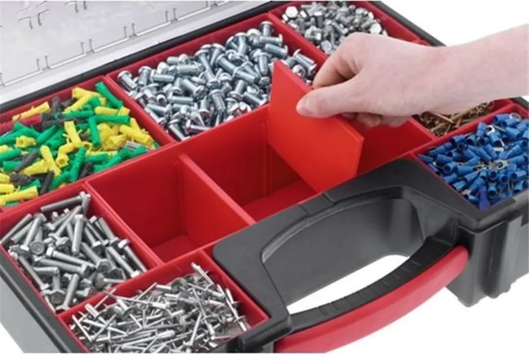 FACOM Organizer BP.Z8PB - 8 Vakken - Zwart/Rood