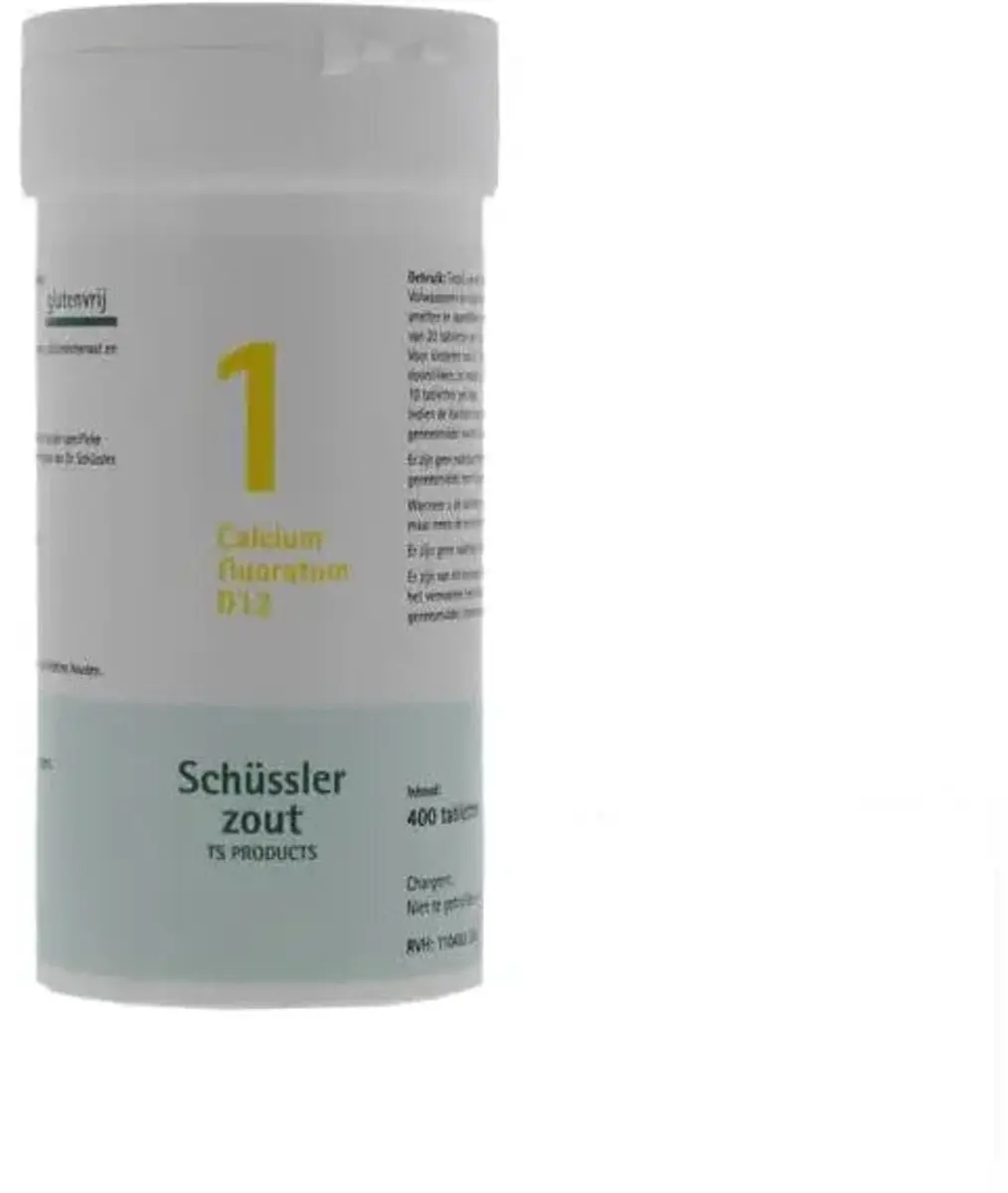 Pfluger Schüssler Zout nr 1 Calcium Fluoratum D12 - 400 tabletten