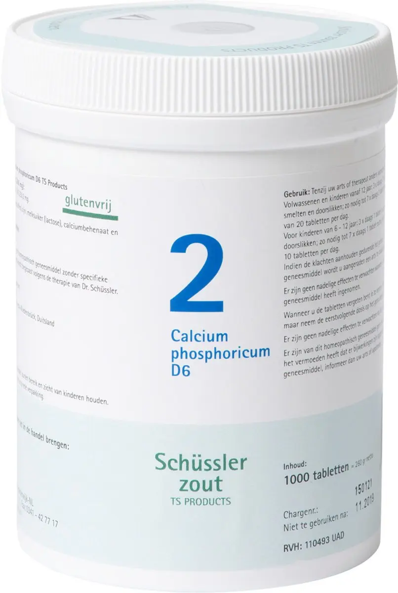 Sch ssler zout Nr. 2 Calcium phosphoricum D6 TS Products