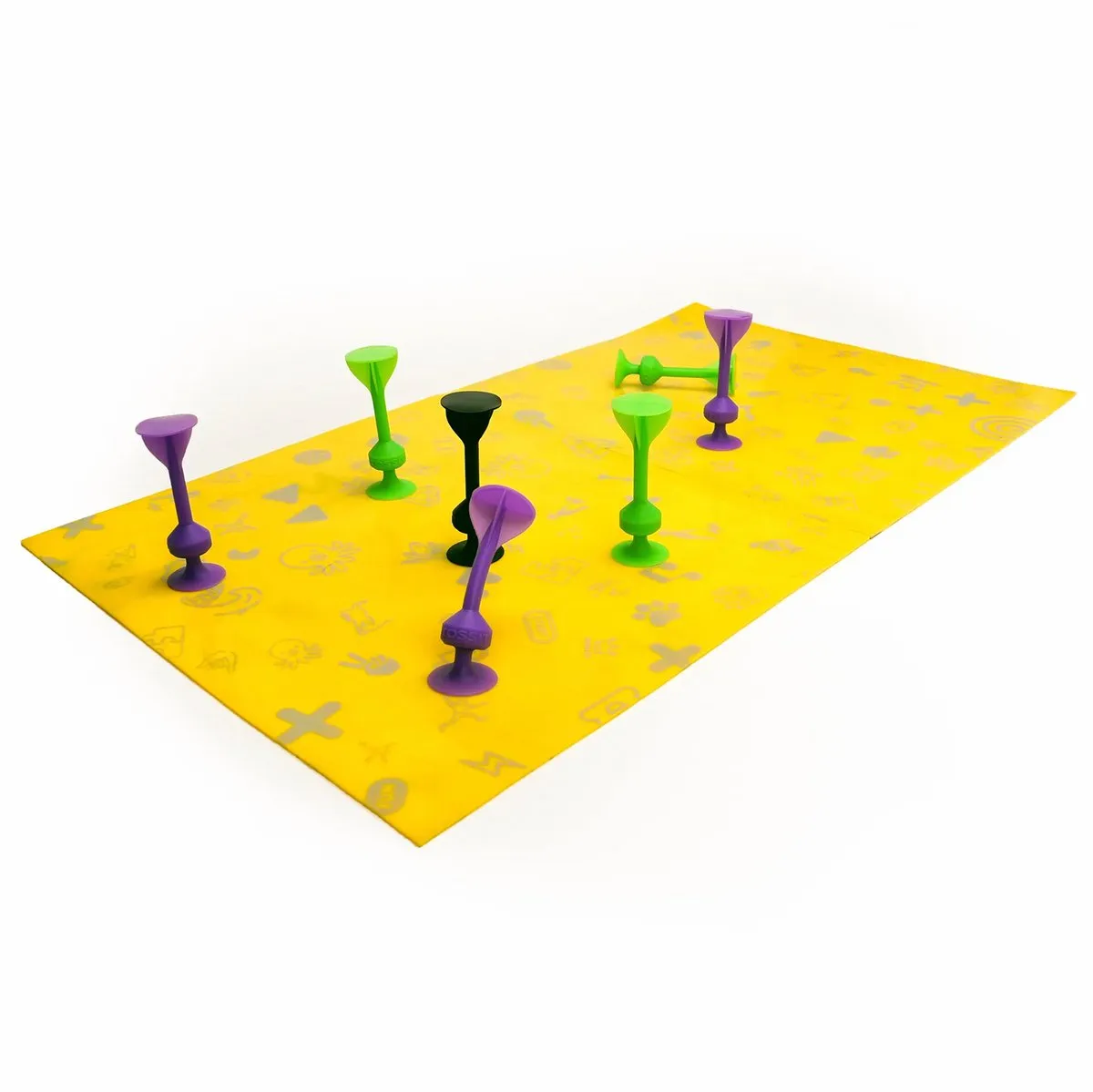 999 Games Tossit Party Board - Darts & Pétanque - 2 Matten 45x50cm