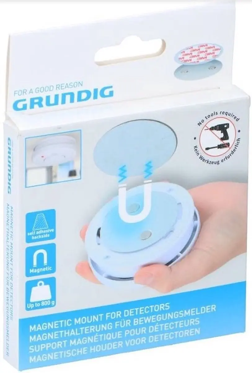 Grundig Magnetische Bevestiging 8cm - 2 Stuks