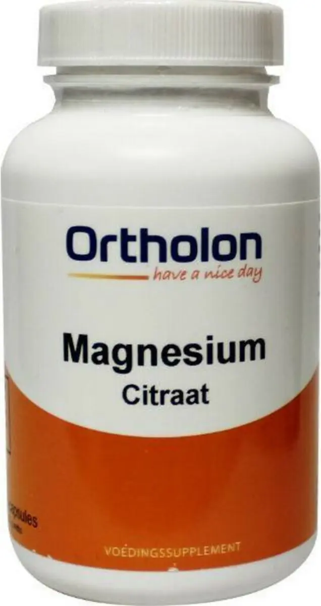 Ortholon Magnesium citraat 120 Vegetarische capsules