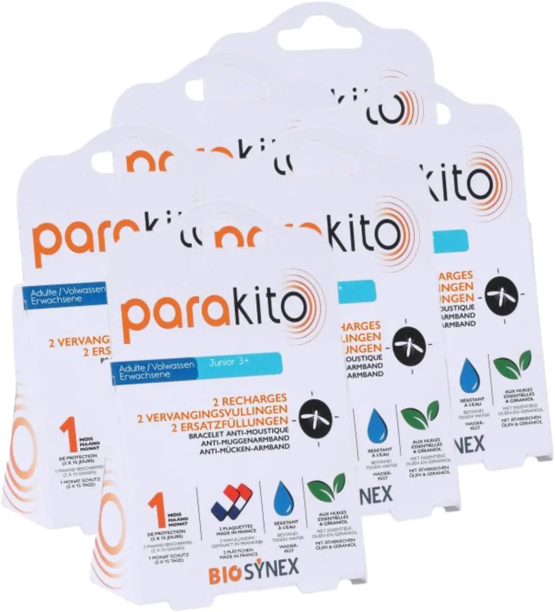 Parakito Anti-Muggen Armband Navulling