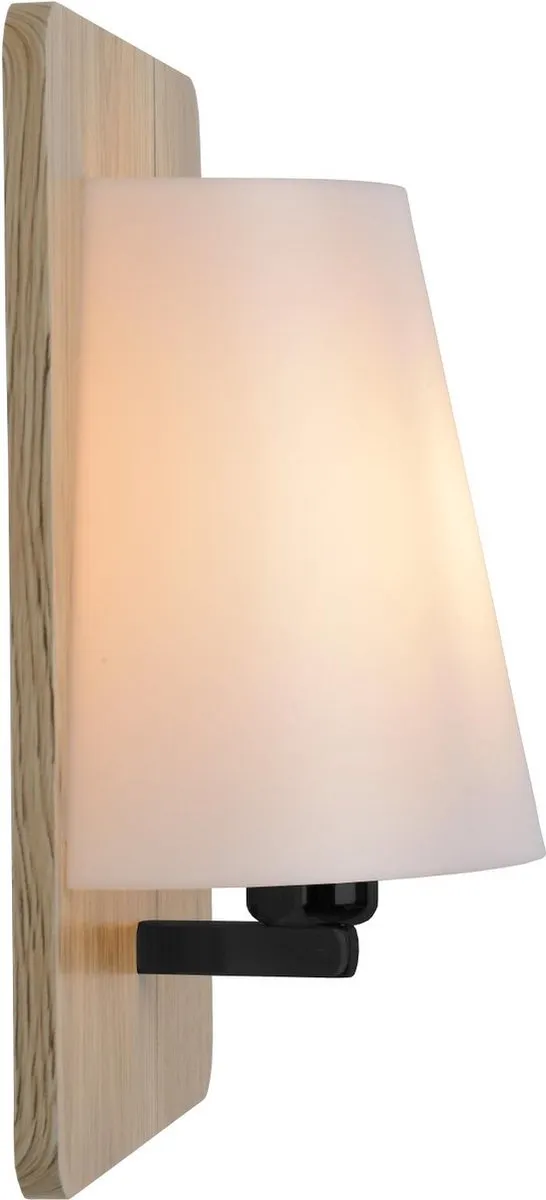 Lucide Idaho Wandlamp E14 - Licht hout