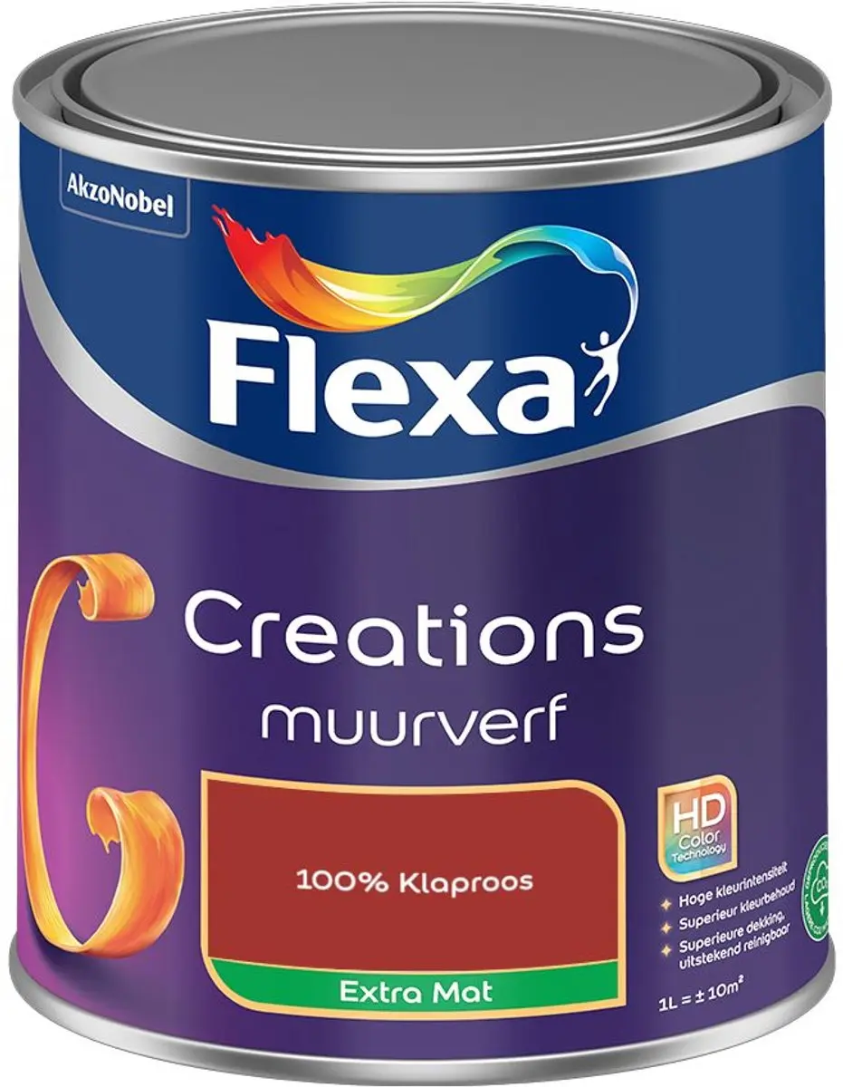 Flexa Creations Muurverf Extra Mat 100% Klaproos