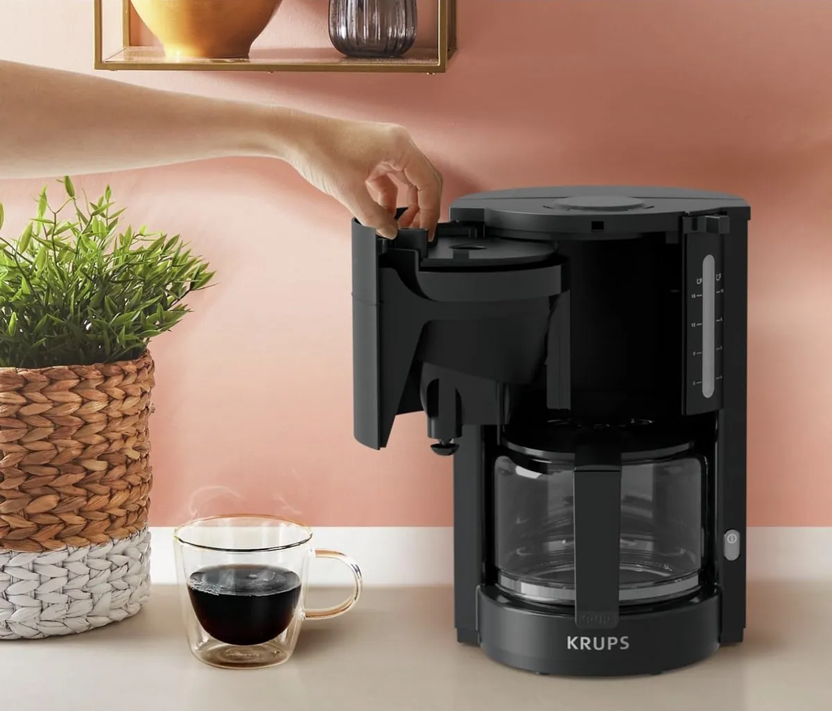 Krups ProAroma F30901 Filterkoffiezetapparaat 10 Kopjes - 1050W - Zwart