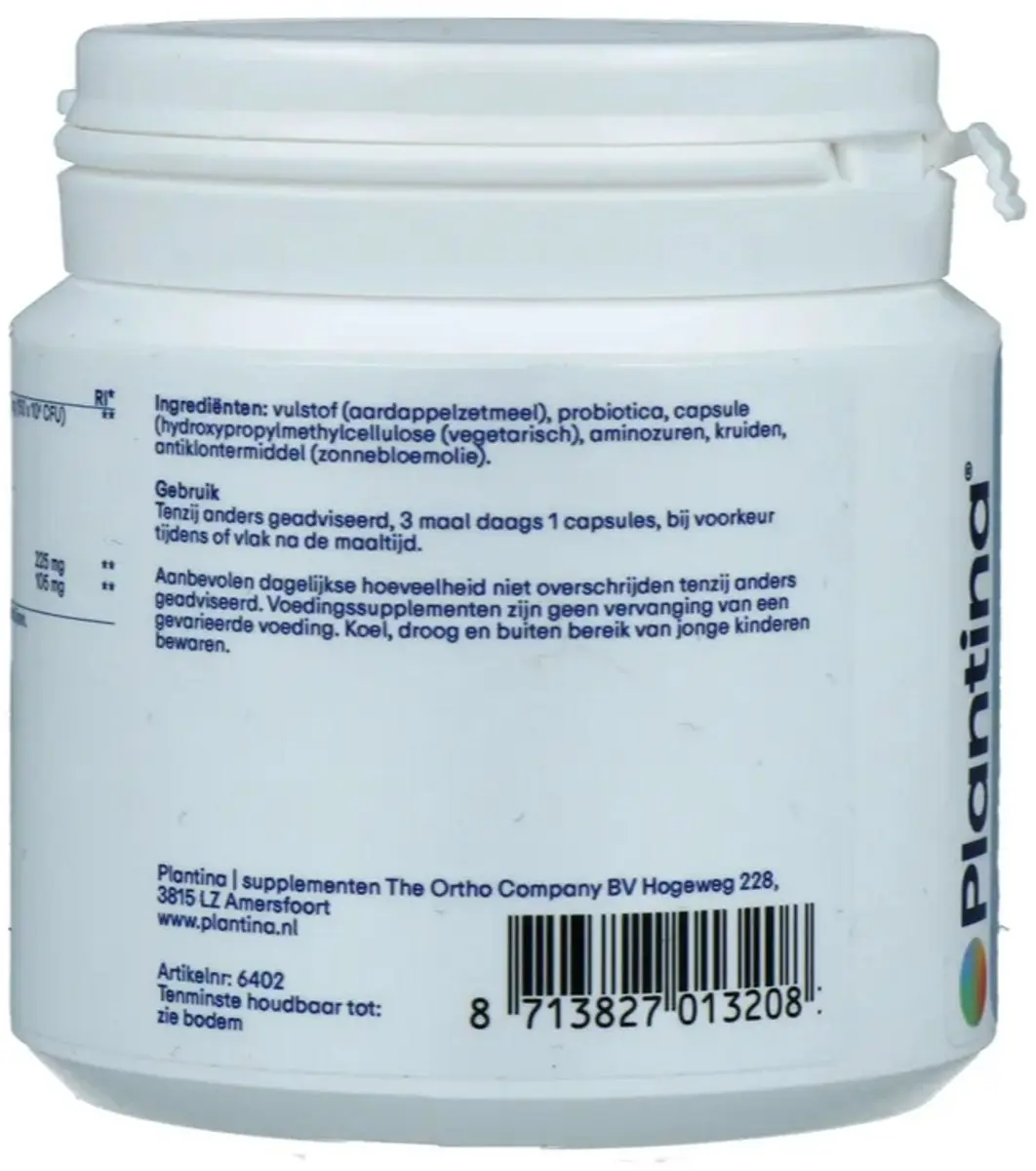 Plantina Yolac 5 Postbiotica 90 Capsules