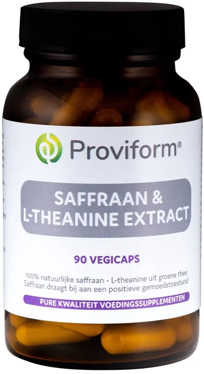 Proviform Saffraan 30mg + Theanine 100mg 90 Capsules