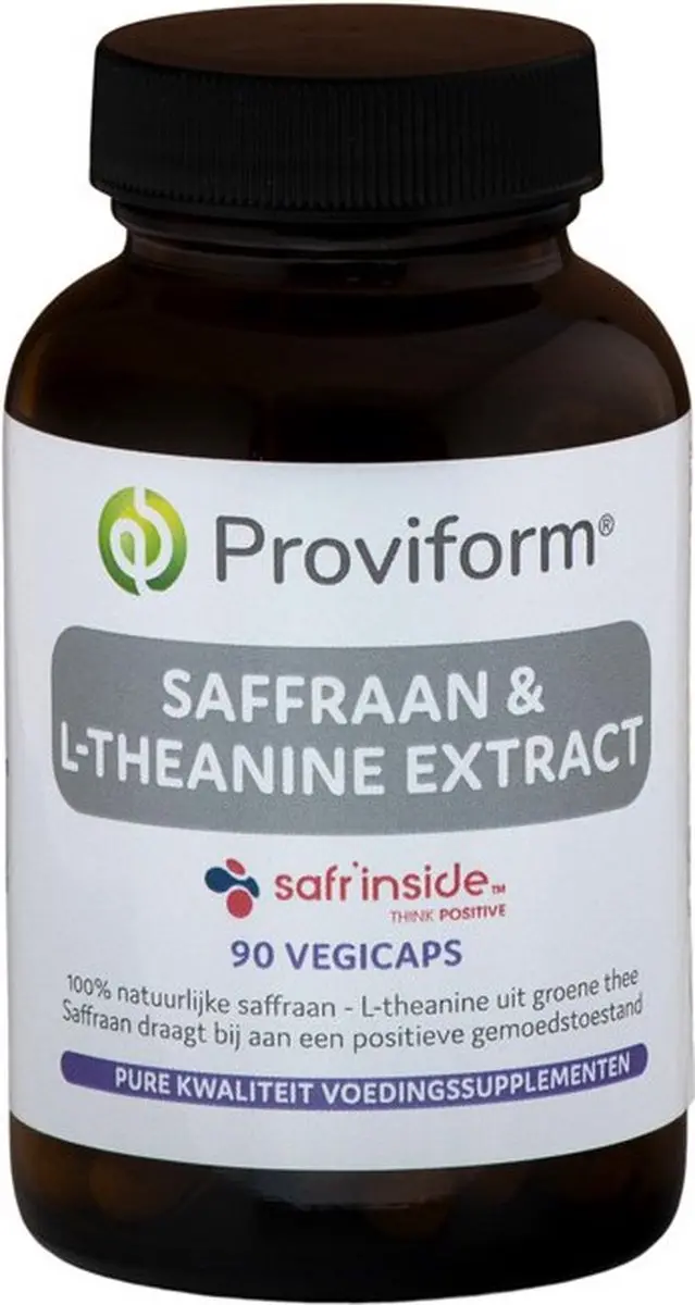 Proviform Saffraan 30mg + Theanine 100mg 90 Capsules