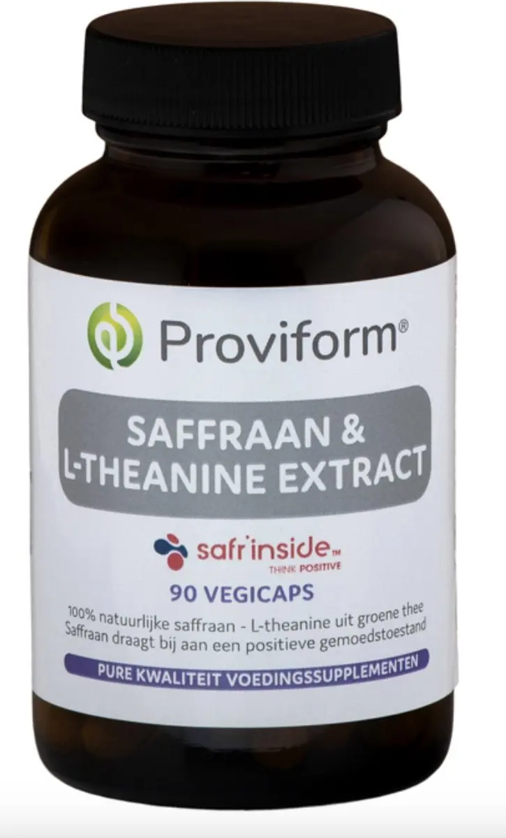 Proviform Saffraan 30mg + Theanine 100mg 90 Capsules