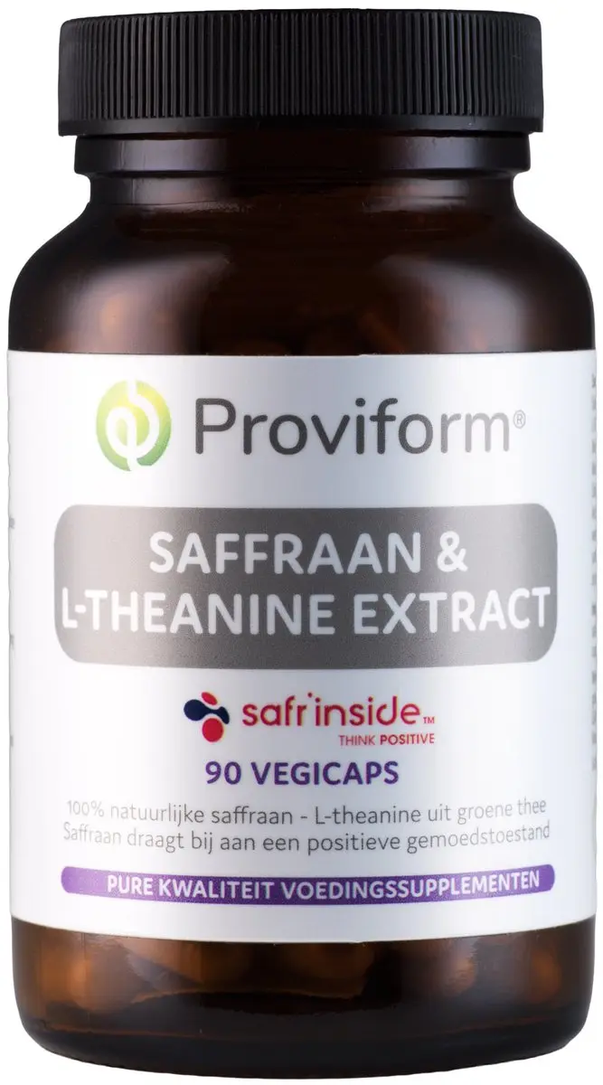 Proviform Saffraan 30mg + Theanine 100mg 90 Capsules