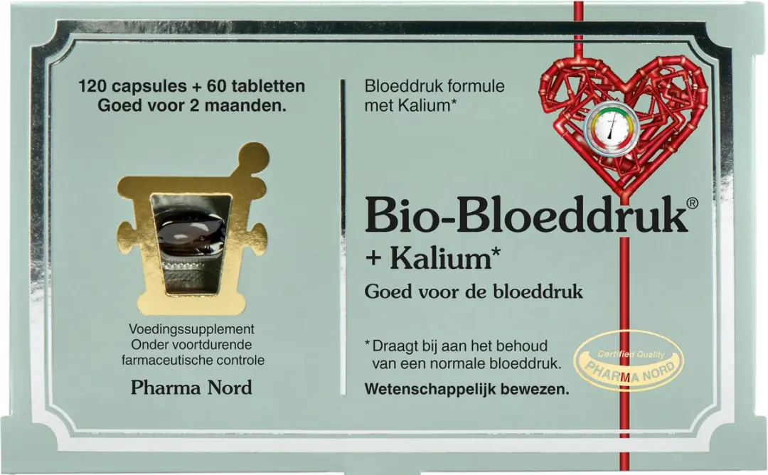 Pharma Nord Bio-bloeddruk + Kalium 180 Capsules