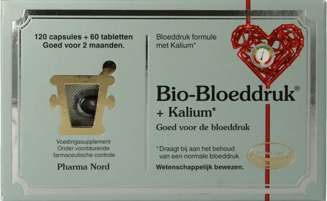 Pharma Nord Bio-bloeddruk + Kalium 180 Capsules