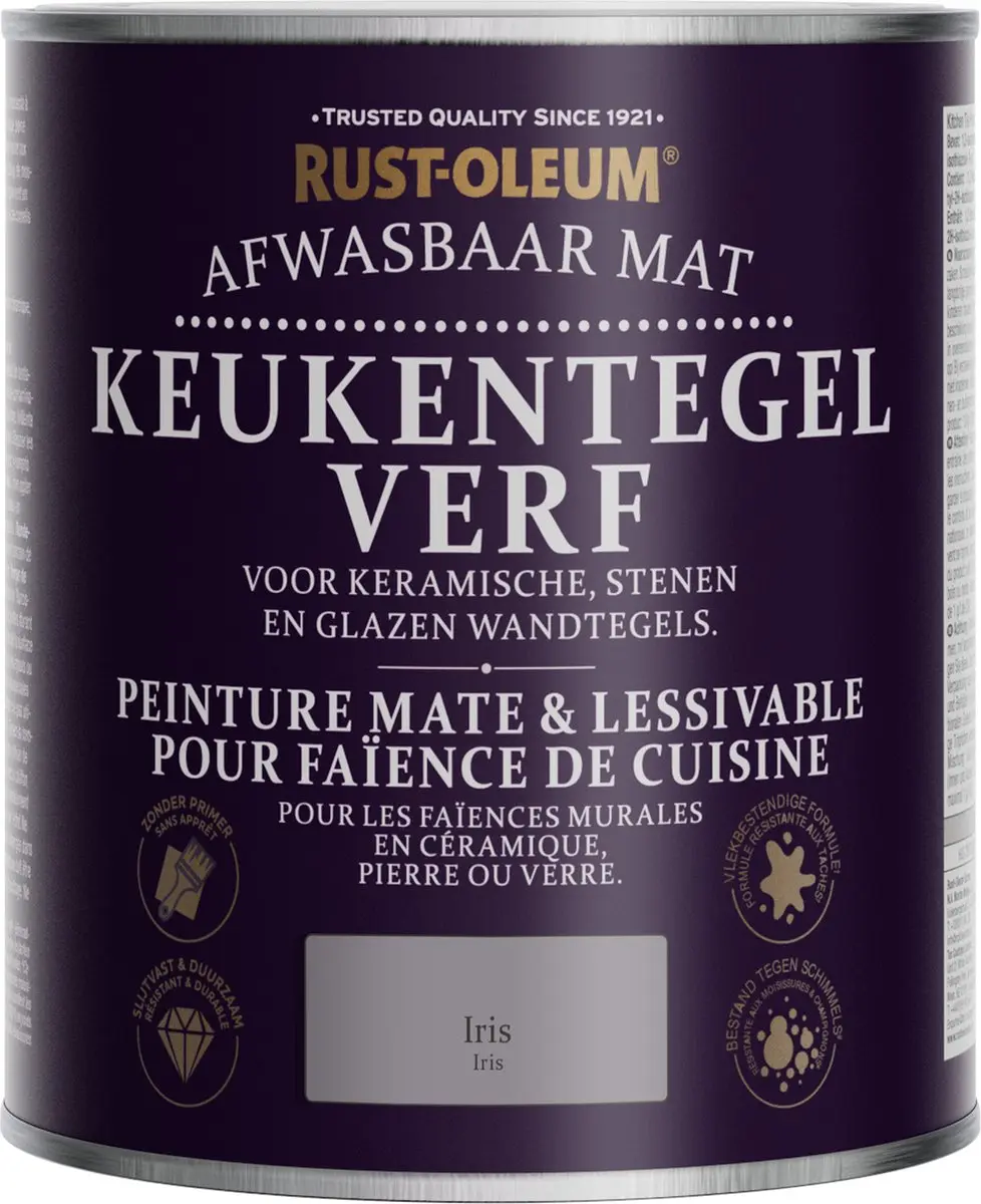 Rust-Oleum Paarse Verf Iris 750ml - Keukentegels