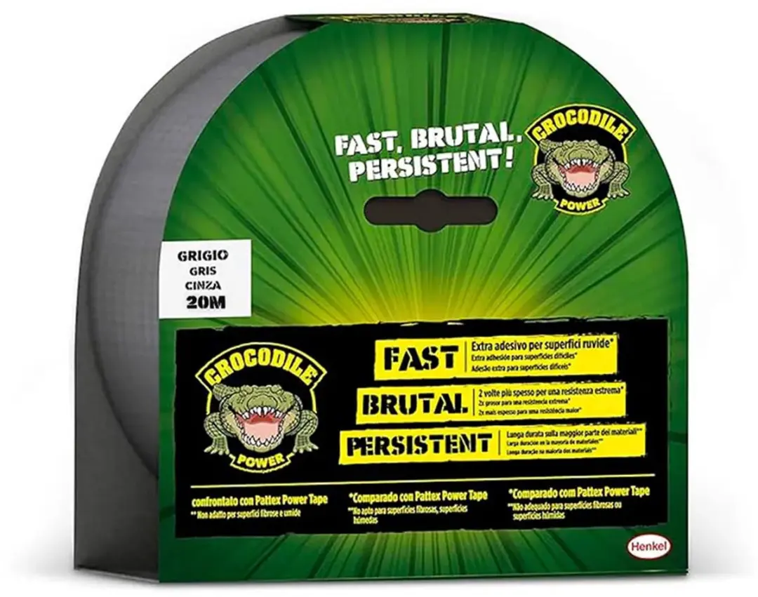 Pattex Adventura 2629690 Duct Tape 20m - Grijs/ Groen