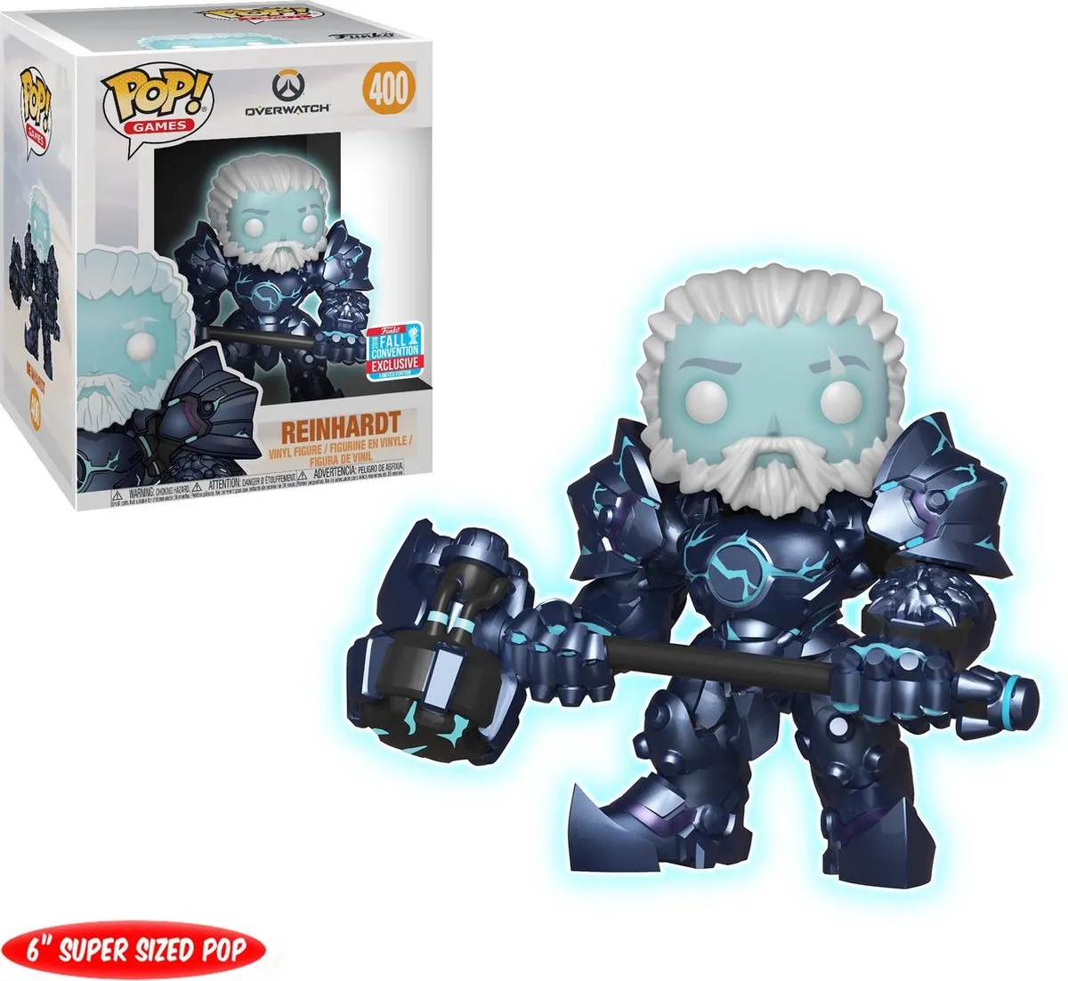Funko Pop! Overwatch Coldhardt Reinhardt Glow-in-the-Dark 6"