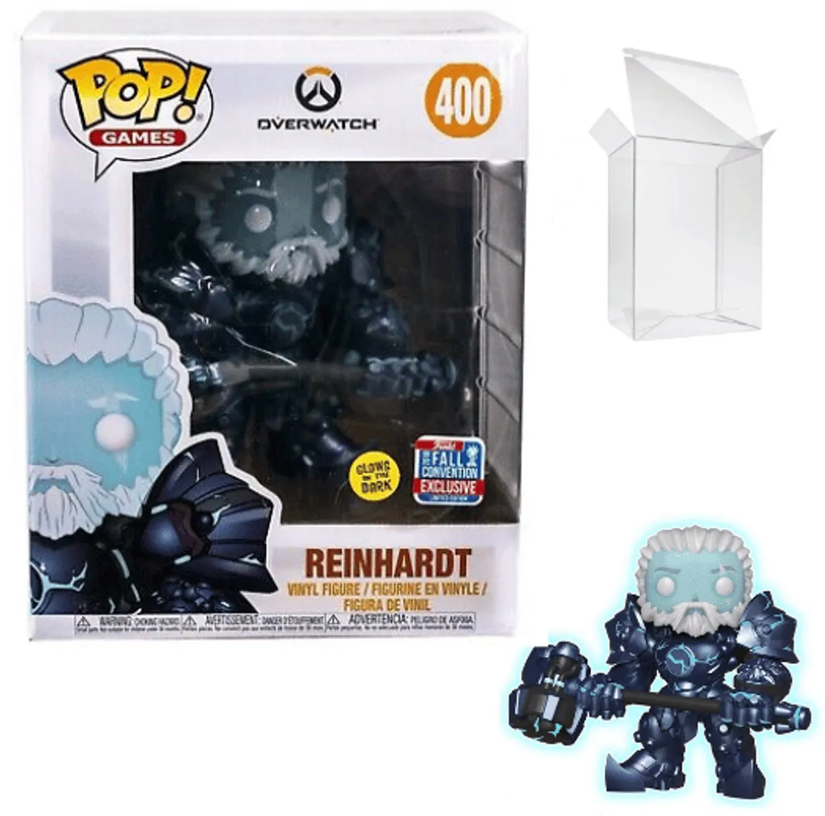Funko Pop! Overwatch Coldhardt Reinhardt Glow-in-the-Dark 6" - 34745 - afbeelding 2 van 2