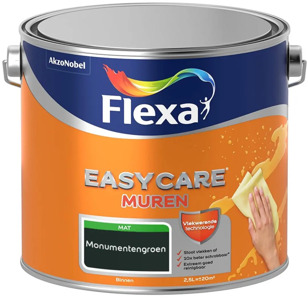Flexa Easycare Muren Monumentengroen Mengverf 2,5L