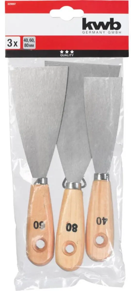 KWB Plamuurmes 029997 - 3 Stuks