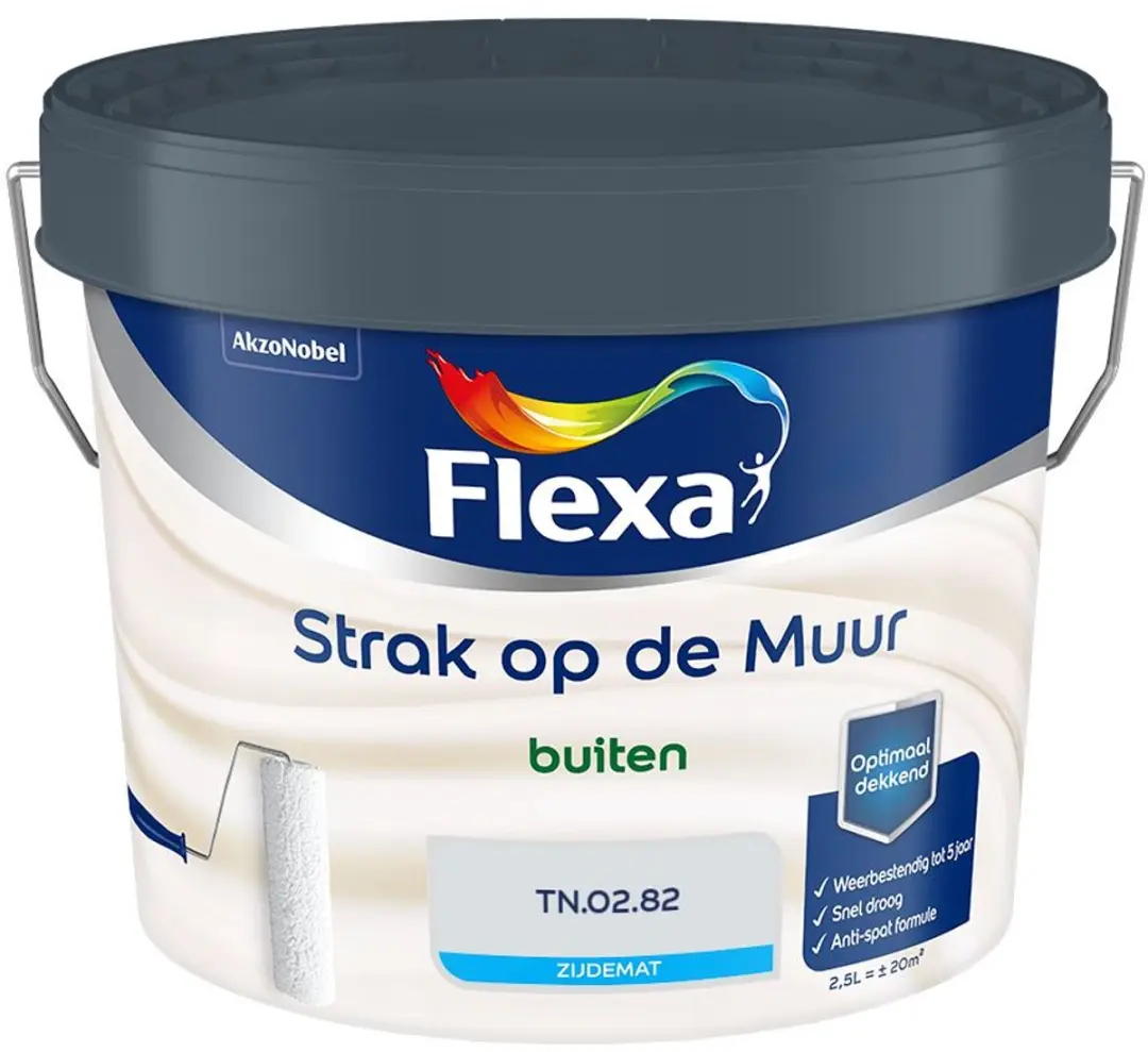 Flexa Strak Op De Muur Buiten Zijdemat TN.02.82 Mengverf 2,5L