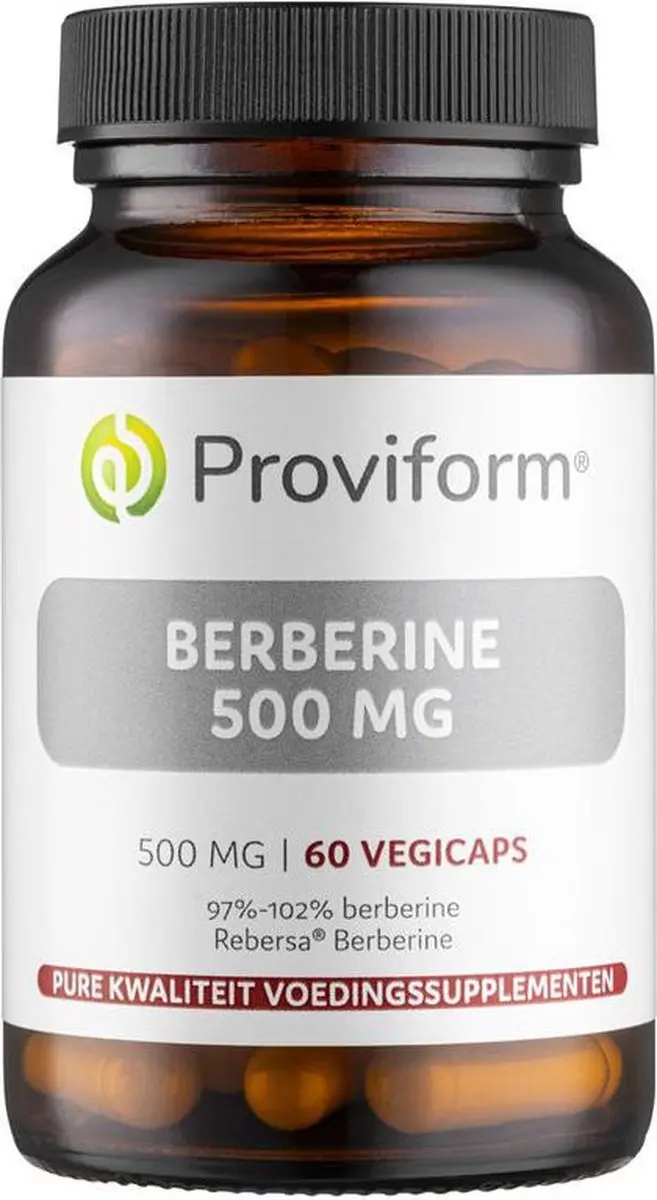 Proviform Berberine 500mg Rebersa 60 Vegetarische capsules