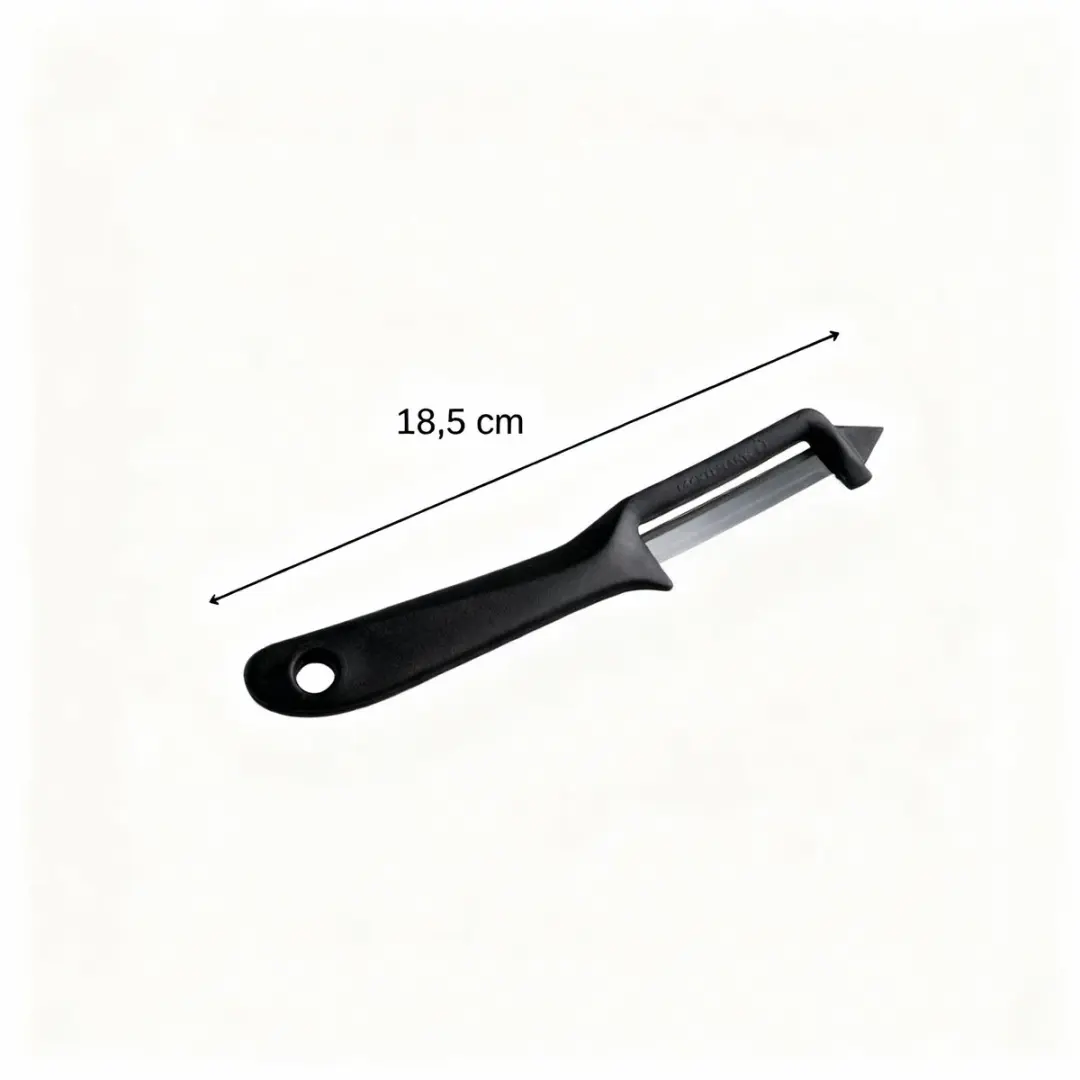 Fackelmann Groenteschiller 18cm - Zwart - afbeelding 2 van 6