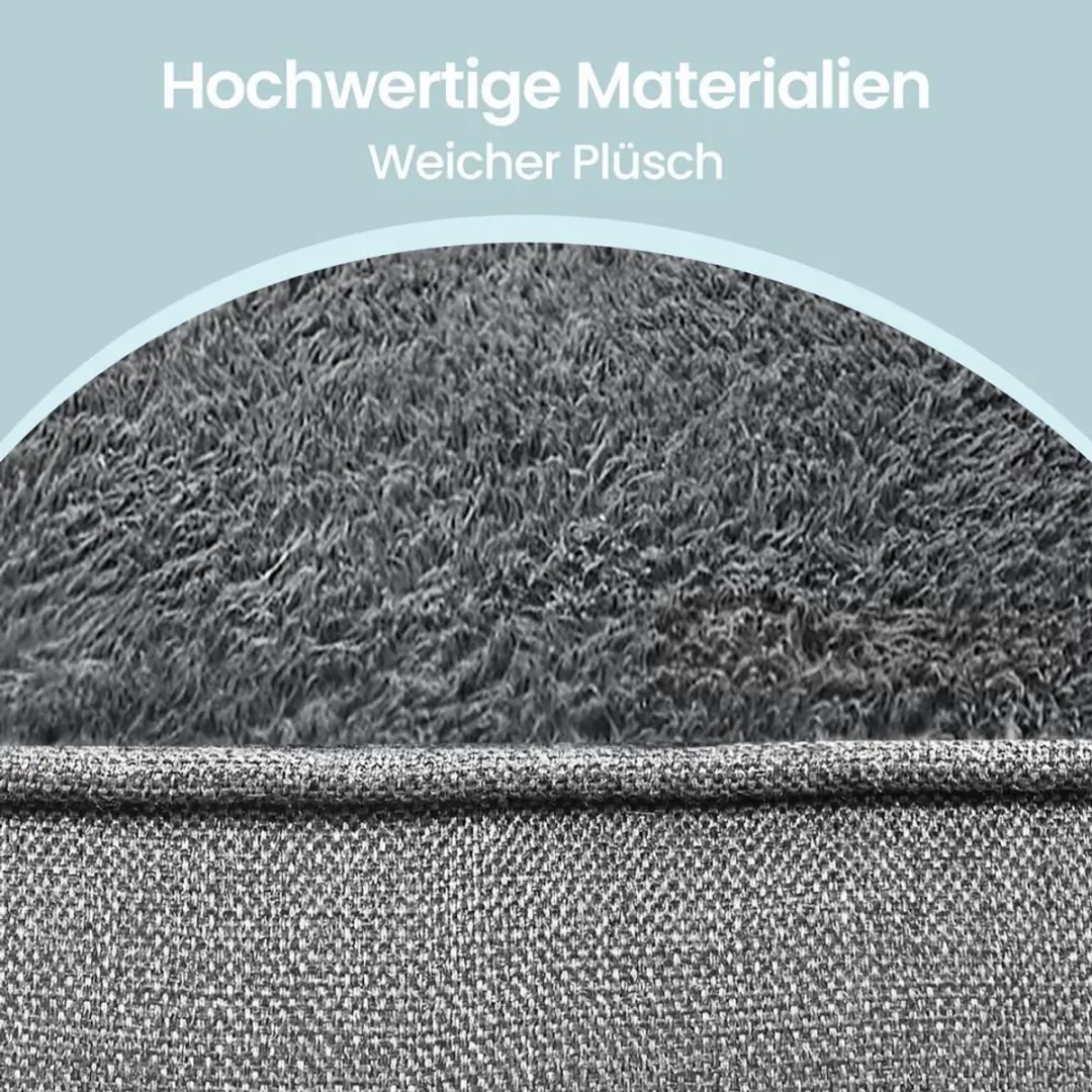 Songmics Kattenmand Hondenmand 100x75x25cm - Grijs - afbeelding 5 van 6
