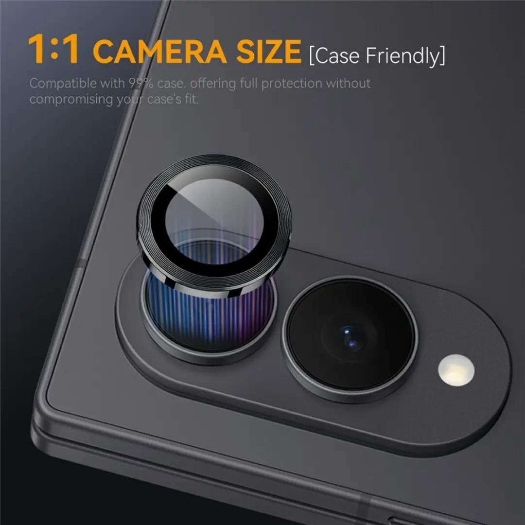 NORTHJO Galaxy Z Fold 8 Camera Lens Protector - Zwart