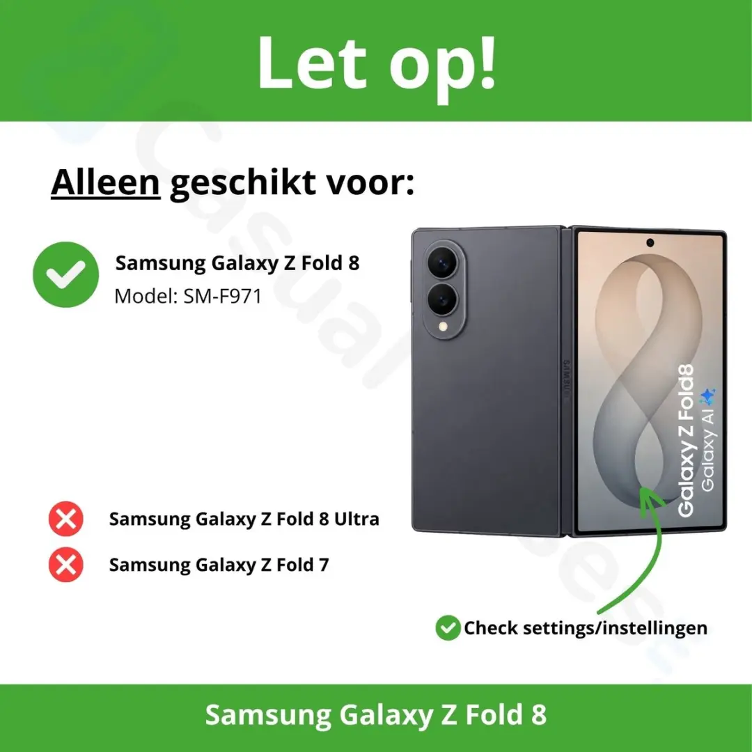 NORTHJO Galaxy Z Fold 8 Camera Lens Protector - Zwart - afbeelding 6 van 6