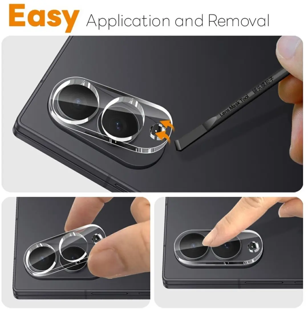 NORTHJO Camera Glas voor Samsung Galaxy Z Fold 8 - 2 Stuks - afbeelding 6 van 6