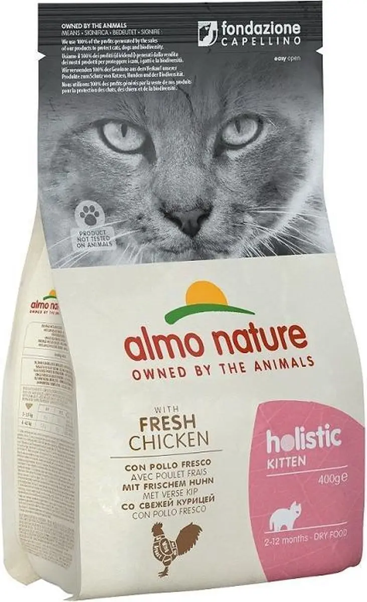 Almo Nature Holistic Kitten Kip Droogvoer 12kg
