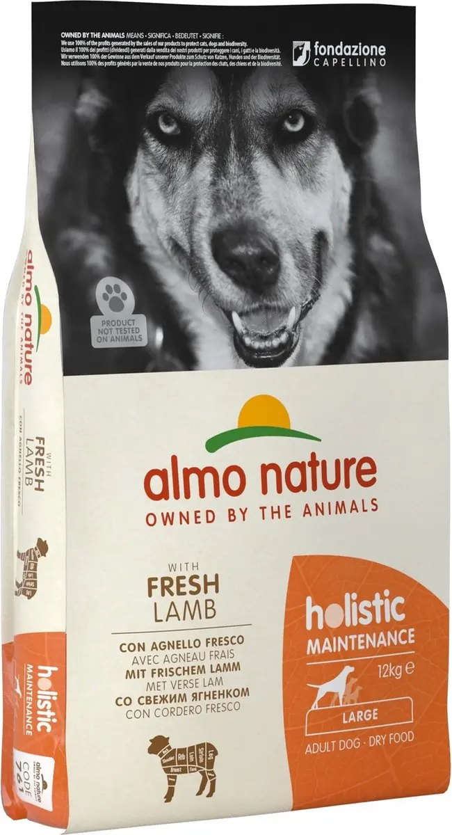 Almo Nature Holistic Droogvoer Middelgrote Grote Honden 12kg