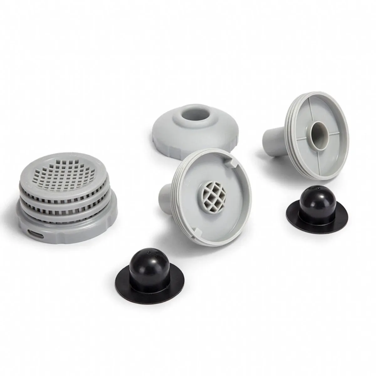 Intex In- en uitlaatset 25022 - Ø32mm - Grijs/Zwart