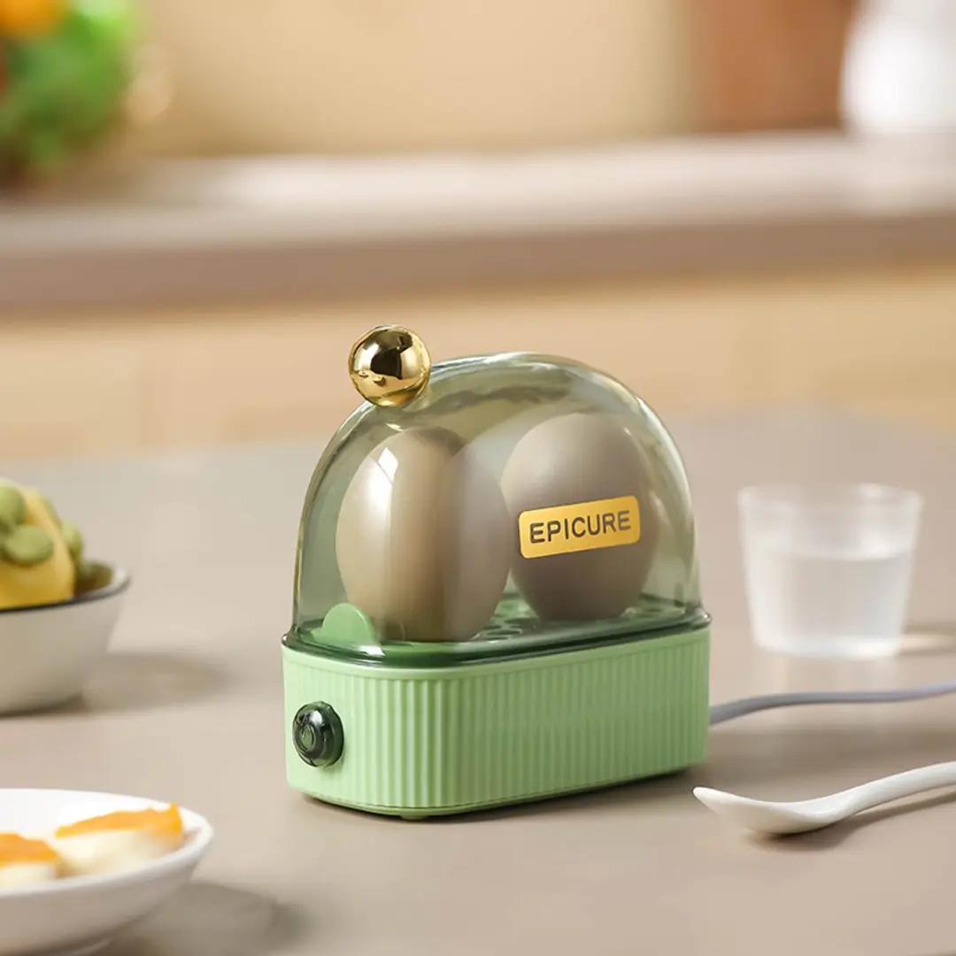 ECTEATOY Elektrische Eierkoker 250W - 2 Eieren - Groen