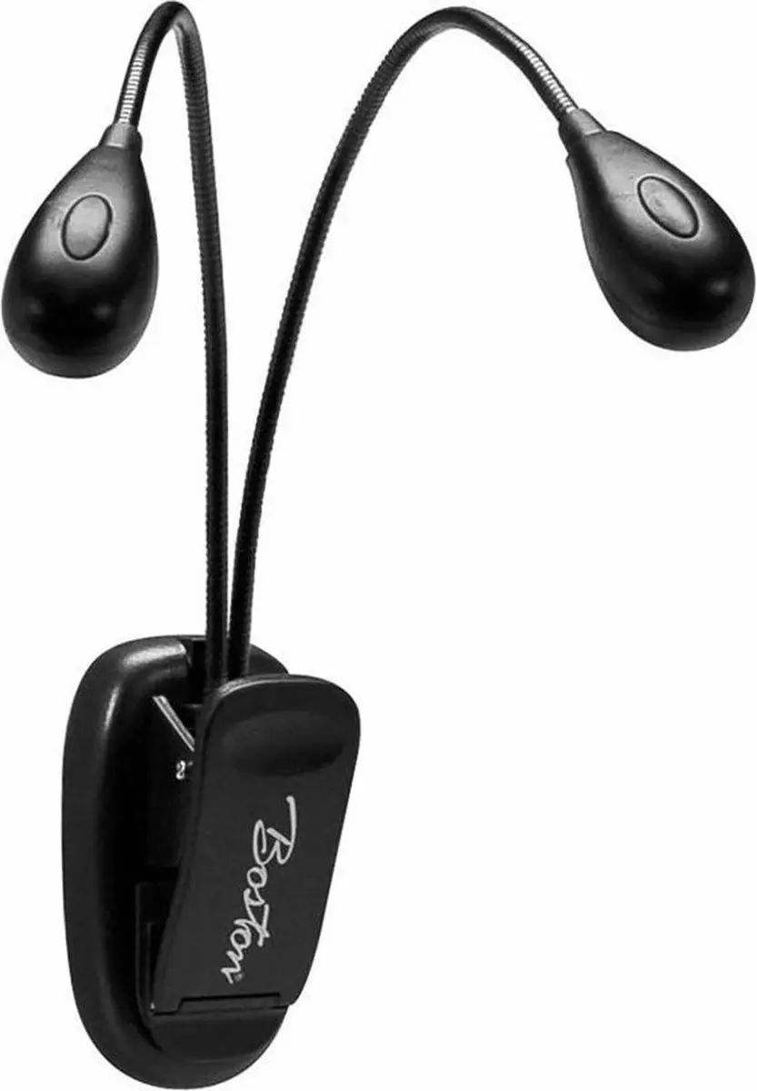 Boston LED Boeklamp - 3x AAA - Zwart