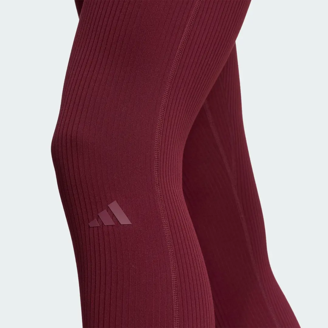 Adidas Performance All Me Rib Legging KQ5812 - XL - Bordeaux