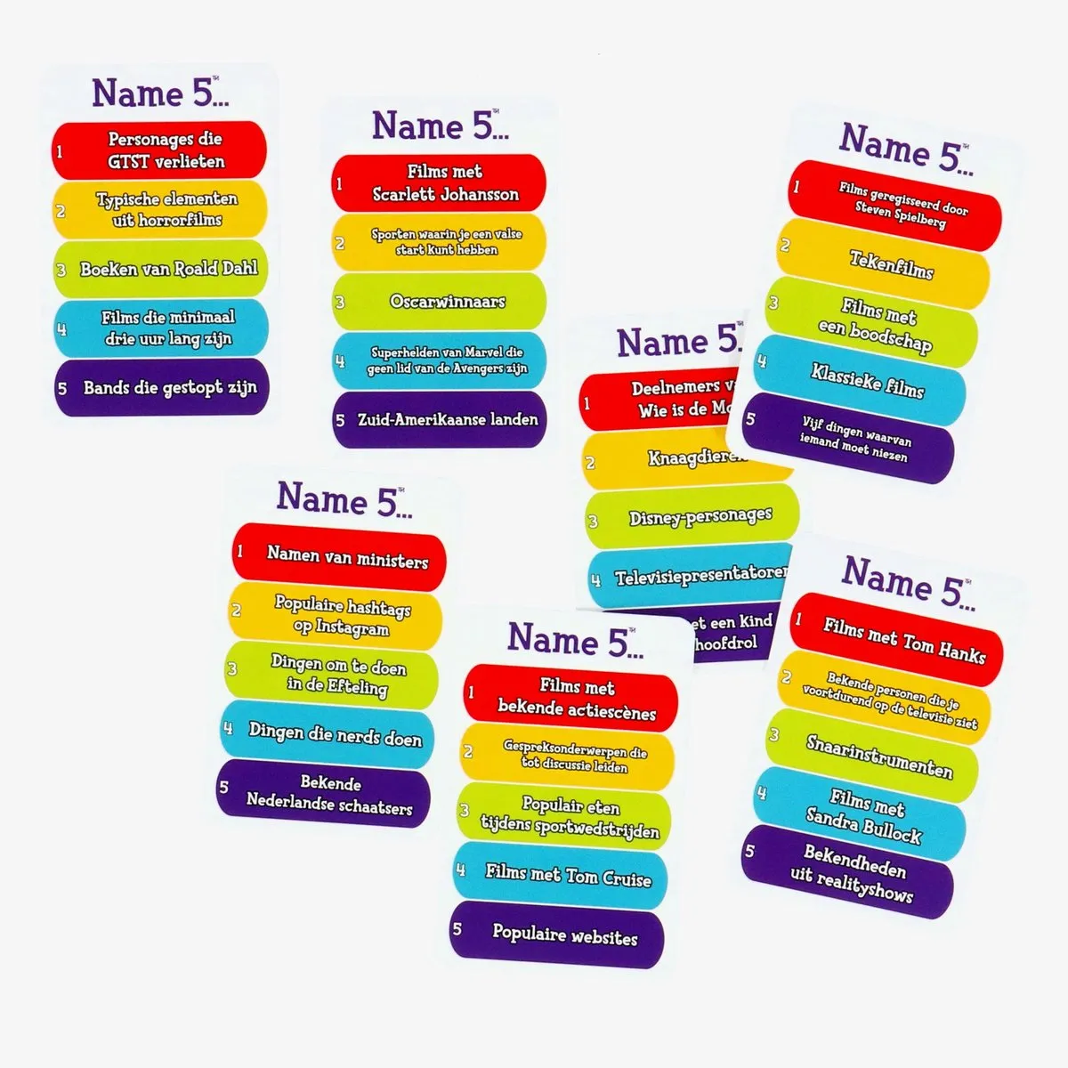 Goliath Name 5 Cardgame NL - Kaartspel - 2-99 Spelers