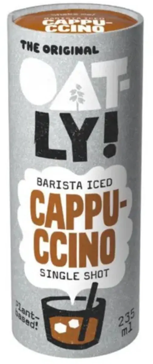Oatly Barista Iced Cappuccino Single Shot 235ml - Grijs/Bruin