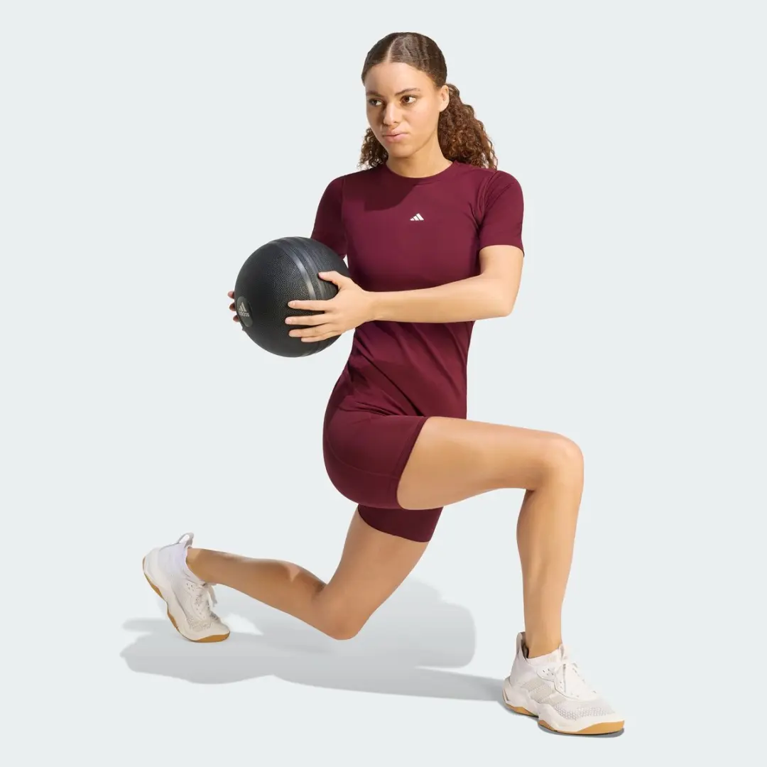 Adidas Performance Techfit Training T-shirt KS3384 - XS - Bordeaux