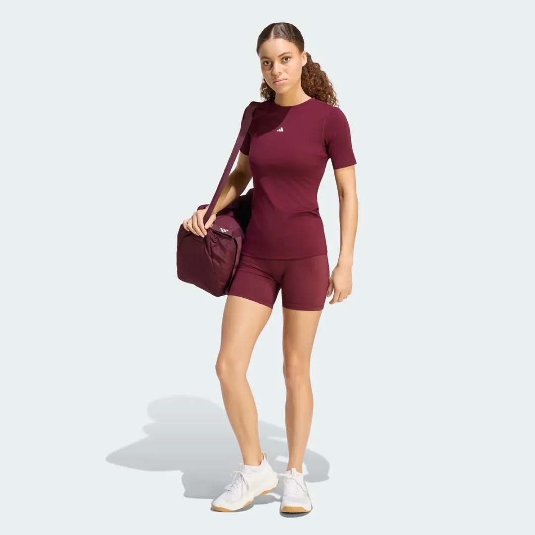 Adidas Performance Techfit Training T-shirt KS3384 - XS - Bordeaux